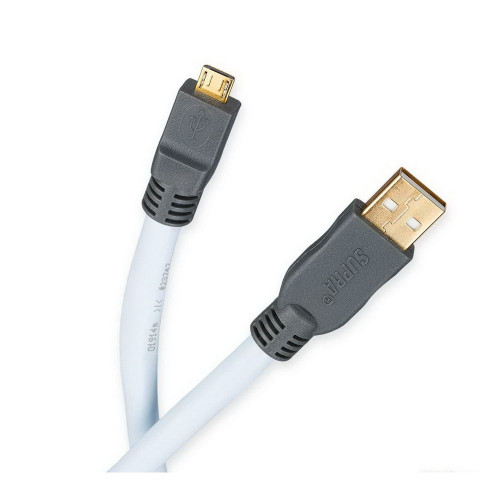 HIFI / HIFI / USB kabel:Supra USB 2.0 A-Micro B Blue / 1,0m