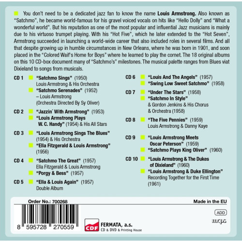 10CD / Armstrong Louis / Armstrong:Milestones Of Jazz Legend / 10CD