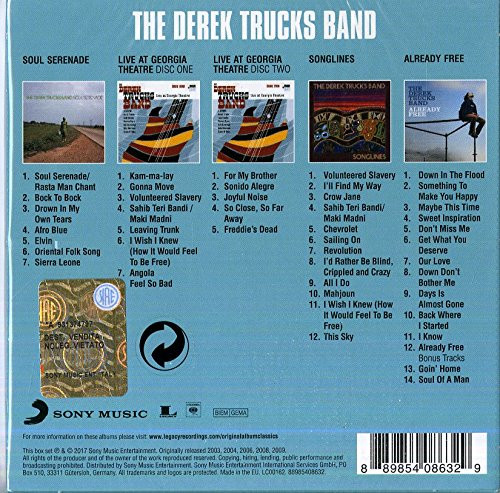 5CD / Trucks Derek Band / Original Album Classics / 5CD
