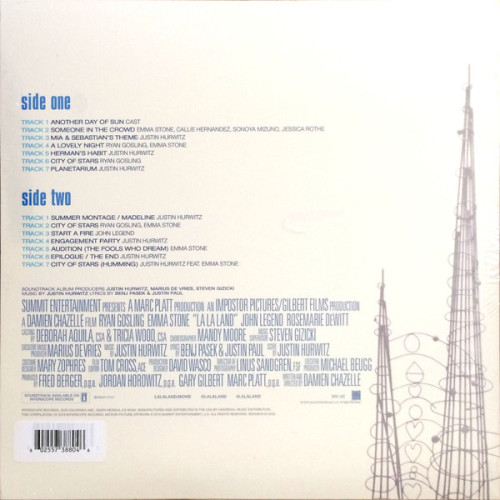 LP / OST / La La Land / Vinyl / Black