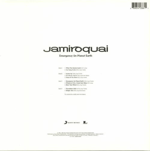 2LP / Jamiroquai / Emergency On Planet Earth / Vinyl / 2LP