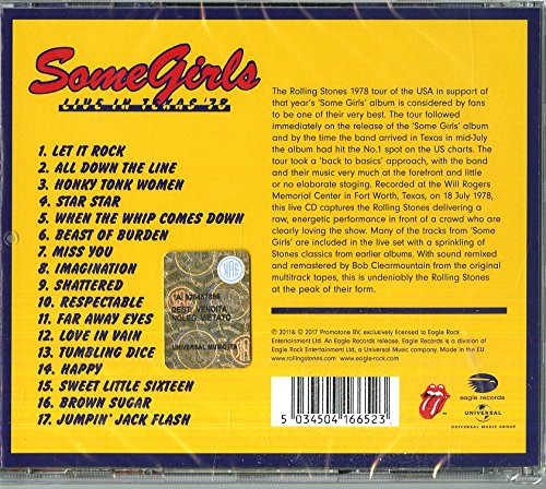CD / Rolling Stones / Some Girls / Live In Texas '78
