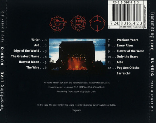 CD / Runrig / Transmitting Live