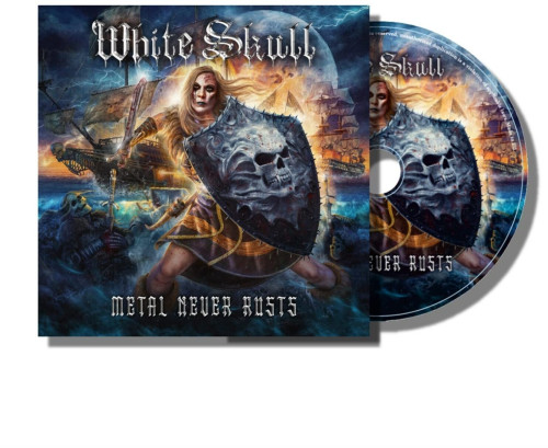 CD / White Skull / Metal Never Rusts