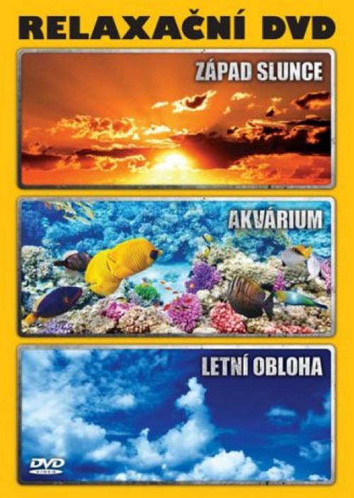 DVD / FILM / Relaxa�n� DVD / Z�pad slunce / Akv�rium / Letn� obloha