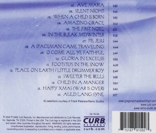 CD / Gregorian / Christmas Chants
