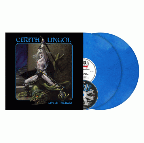 LP/DVD / Cirith Ungol / Live At The Roxy / Blue Marbled / Vinyl / 2LP+DVD