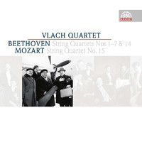 4CDVlachovo kvarteto / Beethoven & Mozart:Smy�cov� kvartety / 4CD