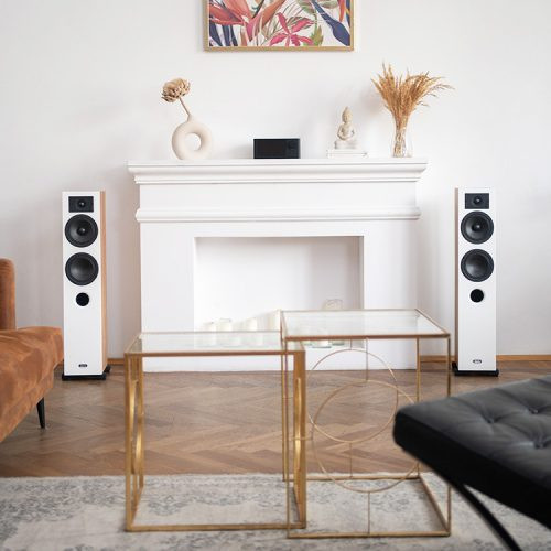HIFI / HIFI / Repro sloupov�:Indiana Line DIVA 5 / White OAK / 2ks