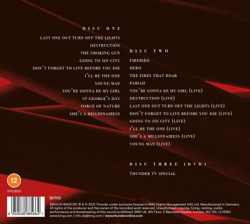 2CD/DVD / Thunder / All The Right Noises / Deluxe / 2CD+DVD