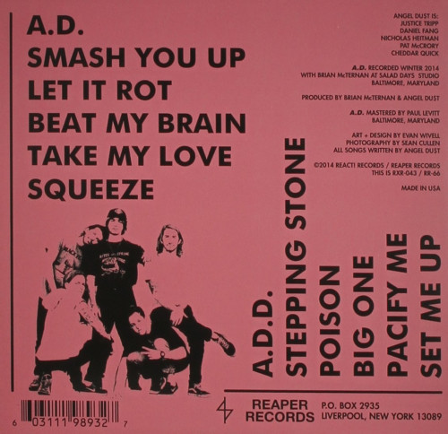 CD / Angel Du$t / A.D. / Paperpack