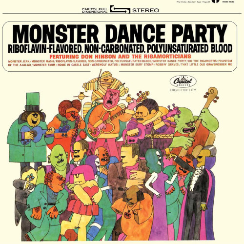 LP / Don Hinson and Rigamorticians / Monsters Dance Party / Colour / Vi