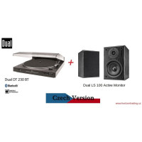 GramofonyGRAMO / Gramofon Dual DT 230 BT+Dual LS-100 Active Monitor
