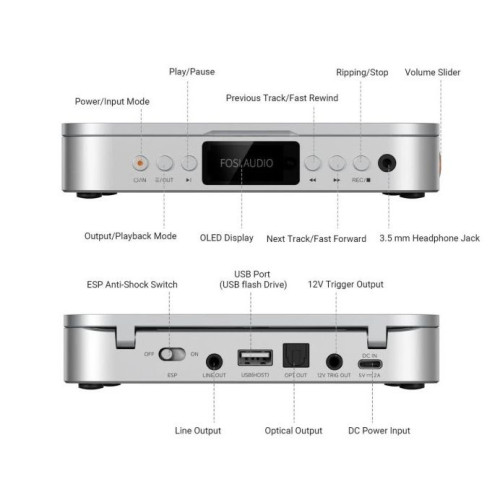 HIFI / HIFI / CD p�ehr�va� Fosi Audio Merak