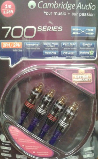 HIFIHIFI / Sign�lov� kabel:Cambridge Audio A700 RCA / 2x1m