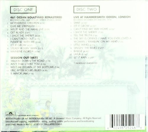2CD / Clapton Eric / 461 Ocean Boulevard / DeLuxe Edition / 2CD