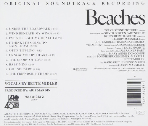 CD / OST / Beaches / Bette Midler