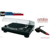 GramofonyGRAMO / Gramofon Dual DTJ 301 USB / Ortofon Concorde Music Red