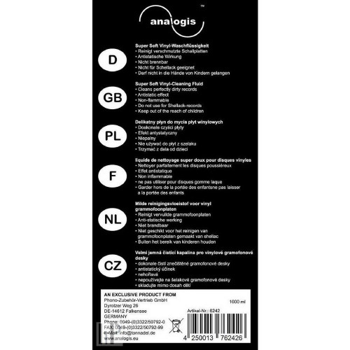 Gramofony / GRAMO / Pra�ka pro vinyly / Analogis Wash n'Play 2+Kapalina