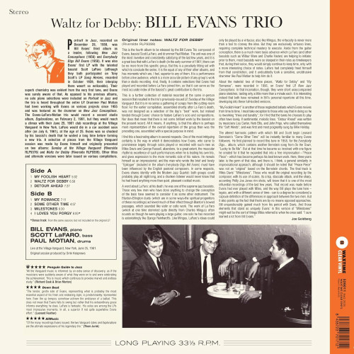 LP / Evans Bill / Waltz For Debby / Clear / Vinyl