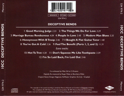 CD / 10cc / Deceptive Band