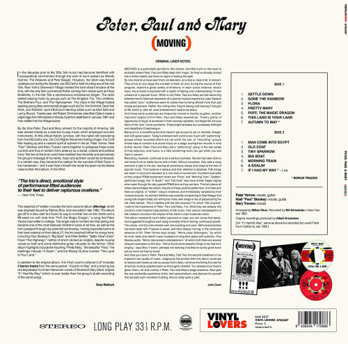 LP / Peter, Paul And Mary / Moving / Vinyl