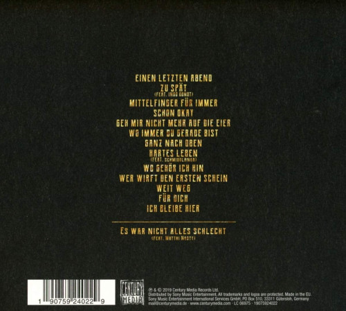CD / Rogers / Mittelfinger Fur Immer / Limited