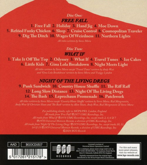 2CD / Dixie Dregs / Free Fall / What If / Night Of The Living Dregs / 2CD