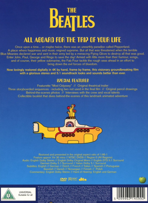 DVD / Beatles / Yellow Submarine / Limited / Digipack