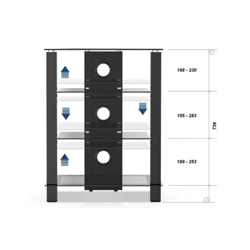 HIFI / HIFI / Hi-Fi stolek / Elektronika Praha:Hifi Rack 3