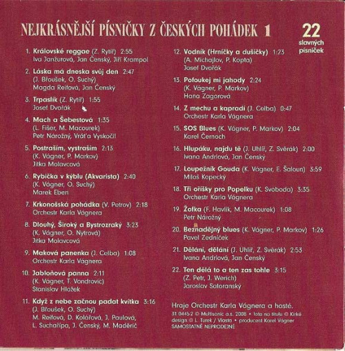 CD / Various / Nejkr�sn�j�� p�sni�ky z �esk�ch poh�dek 1
