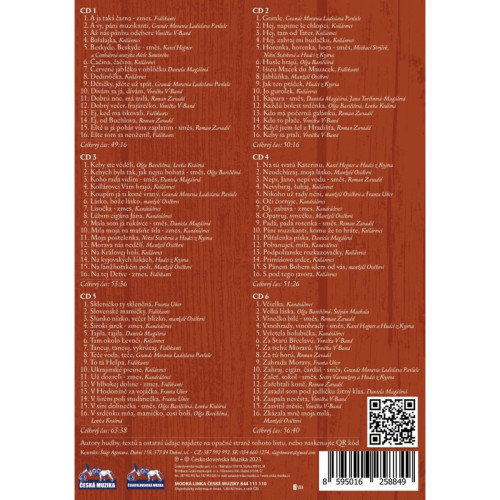 6CD / Various / P�sni�ky do skl�pku / 6CD
