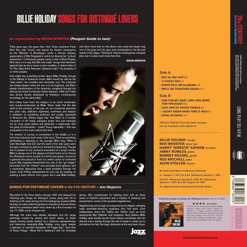 LP / Holiday Billie / Songs For Distingu� Lovers / Red / Vinyl
