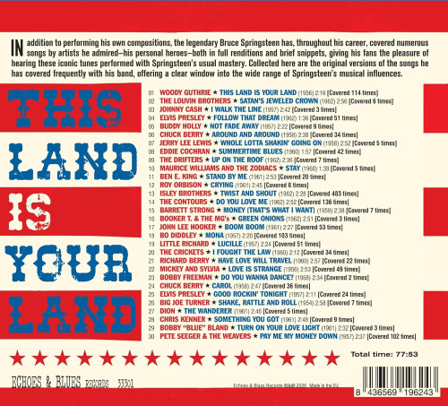 CD / Various / This Land Is Your Land / Songs Behind The Boss' Covers