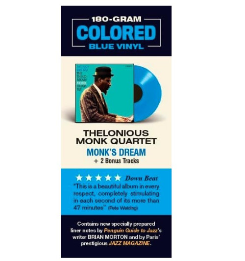 LP / Monk Thelonious Quartet / Monk's Dream / Blue / Vinyl