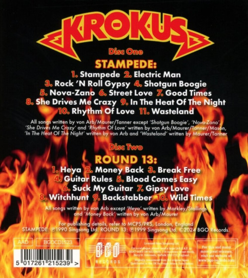 2CD / Krokus / Stampede / Round 13 / 2CD