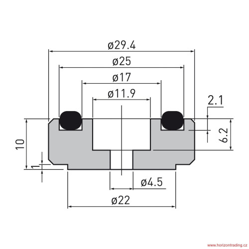 HIFI / HIFI / Podlo�ka antivibra�n� / Dynavox Aluminium Midi Feet / 4ks