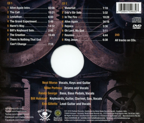 2CD/DVD / Neal Morse Band / Alive Again / 2CD+DVD