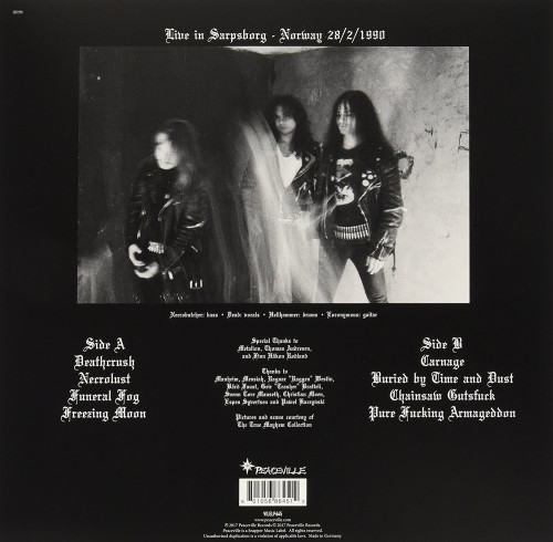 LP / Mayhem / Live In Sarpsborg / Clear 180gr.Vinyl