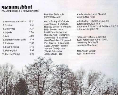 CD / Sk�la Franti�ek a Provodovjan� / Poj� se mnou d�v�e m�