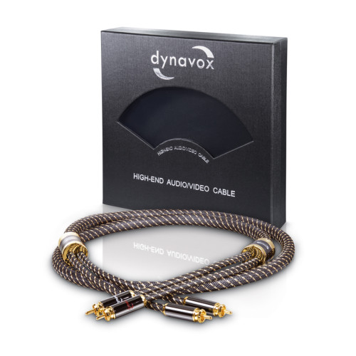 HIFI / HIFI / Sign�lov� kabel:Dynavox Black Line Stereo / RCA / 1,5m
