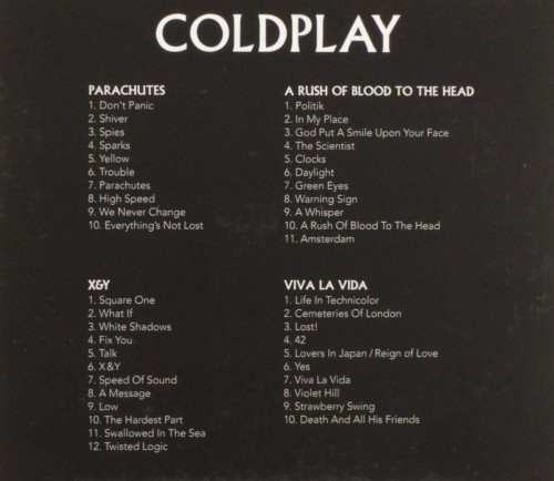 4CD / Coldplay / 4CD Catalogue Set
