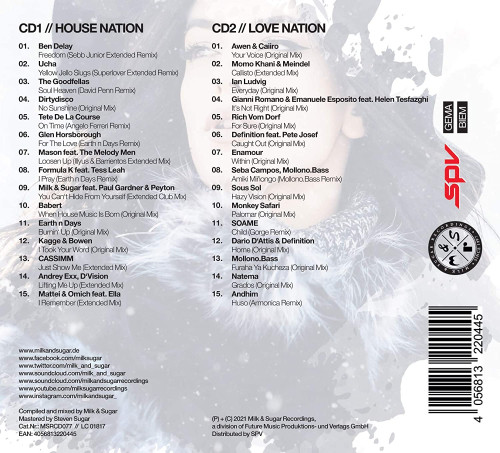 2CD / Various / Milk & Sugar / Winter Sessions 2021 / 2CD / Digipack