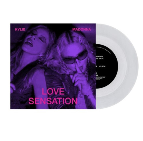 LP / Madonna & Kylie / Love Sensation / Clear / Vinyl / 7"