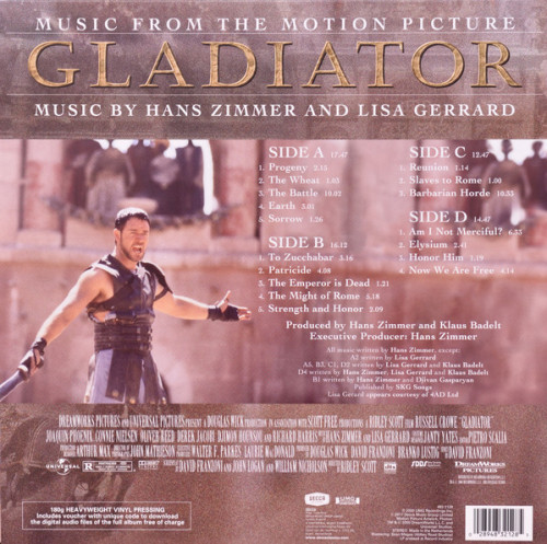 2LP / OST / Gladiator / Hans Zimmer / Vinyl / 2LP