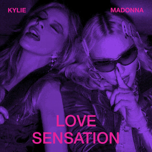 LP / Madonna & Kylie / Love Sensation / Clear / Vinyl / 7"