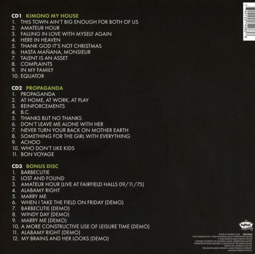 3CD / Sparks / Kimono My House-Propaganda / 3CD