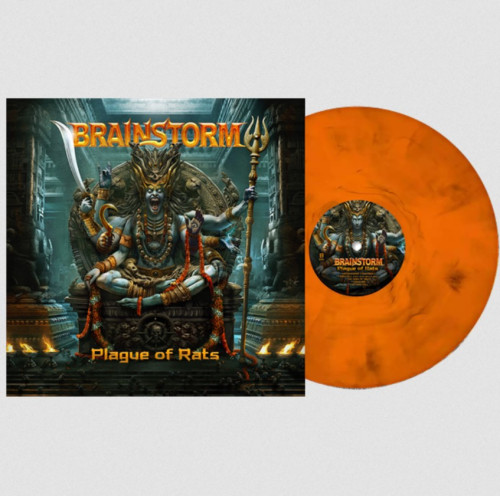 LP / Brainstorm / Plague Of Rats / Orange-Black Marbled / Vinyl