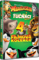 4DVDFILM / Madagaskar 1-3+Tuci z Madagaskaru / 4DVD